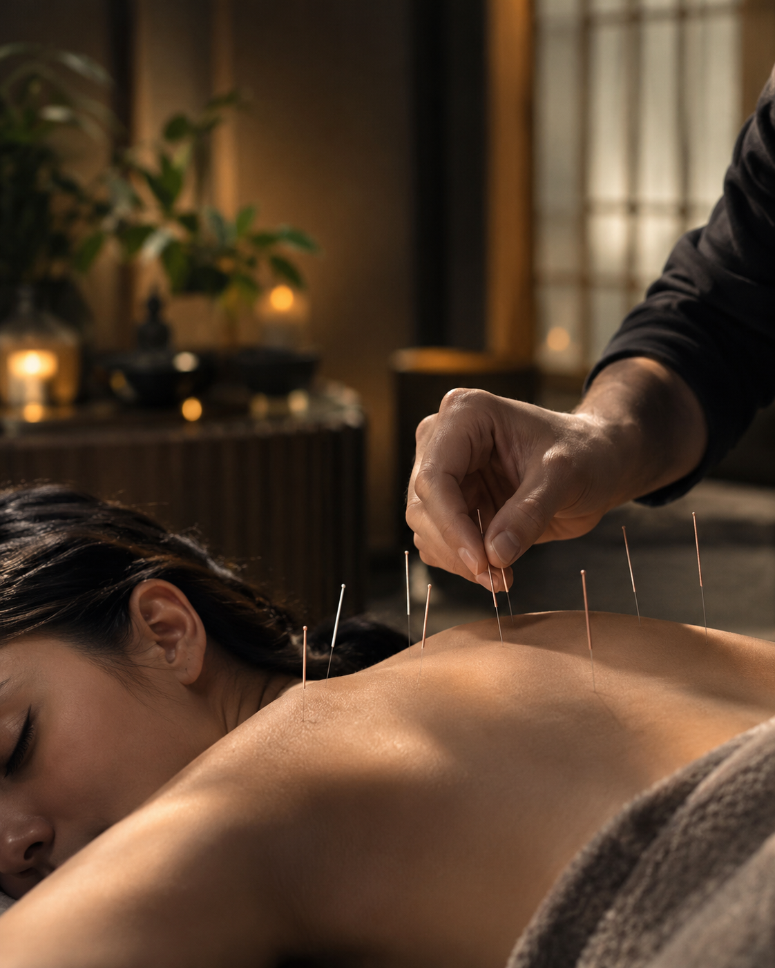 Calm professional treatment room
